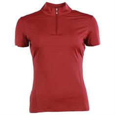 Trainingsshirt Equestrian Stockholm Ultra Thin Lightness Bordeaux Donkerrood