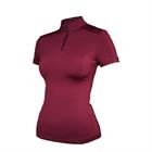 Trainingsshirt Equestrian Stockholm UV Protection Bordeaux Donkerrood