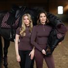 Trainingsshirt Equestrian Stockholm UV Protection Endless Glow Bruin