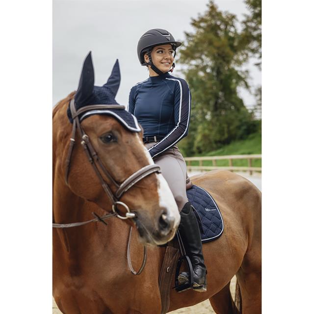 Trainingsshirt Equithème Mélodie Donkerblauw