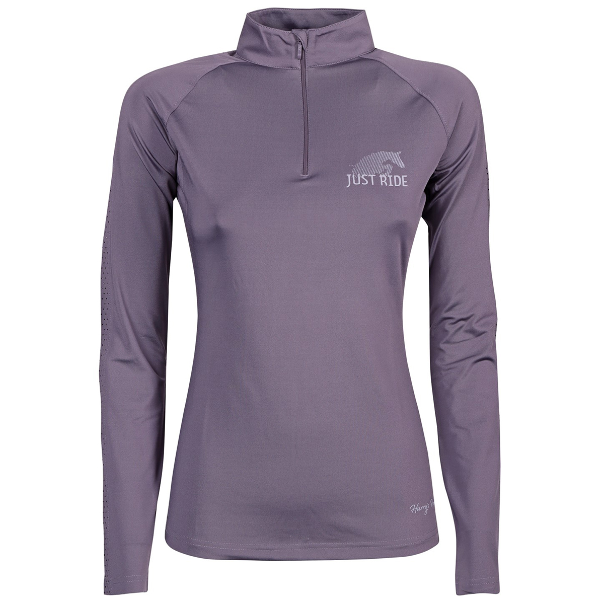 Trainingsshirt Harry&apos;s Horse Just Ride Provence Paars, L in paars