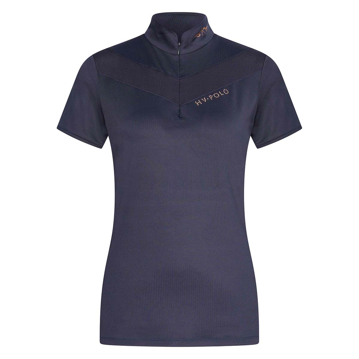 Trainingsshirt Hv Polo Hvpalexa, S in donkerblauw