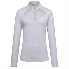 Trainingsshirt Imperial Riding IRHGaby Mesh Wit-zilver