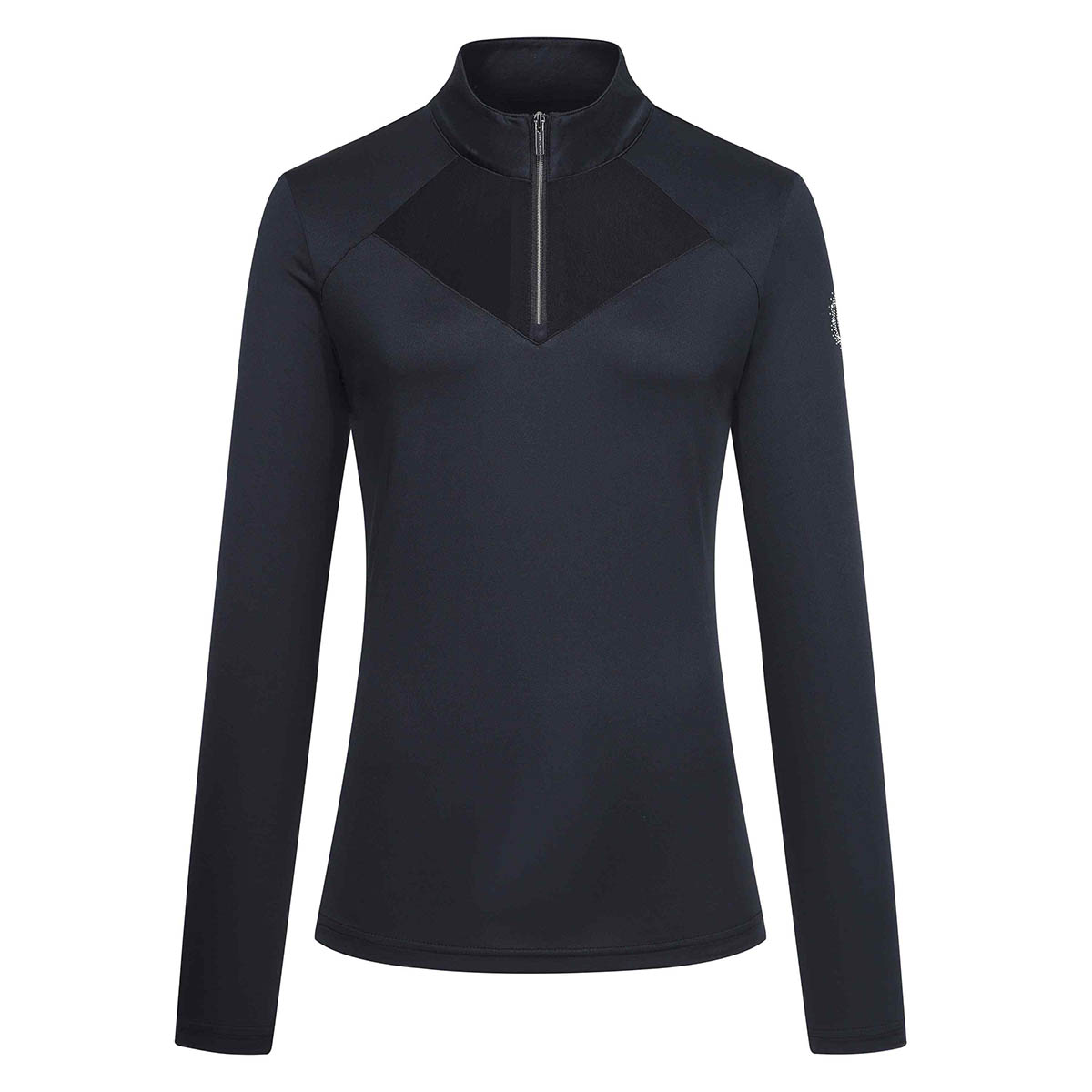 Imperial Riding - Tech top - Gaby - Lange Mouw - Half Zip - Zwart - S