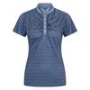 Trainingsshirt Imperial Riding IRHRoxy All Over Print Middenblauw-donkerblauw