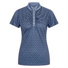 Trainingsshirt Imperial Riding IRHRoxy All Over Print Middenblauw-donkerblauw