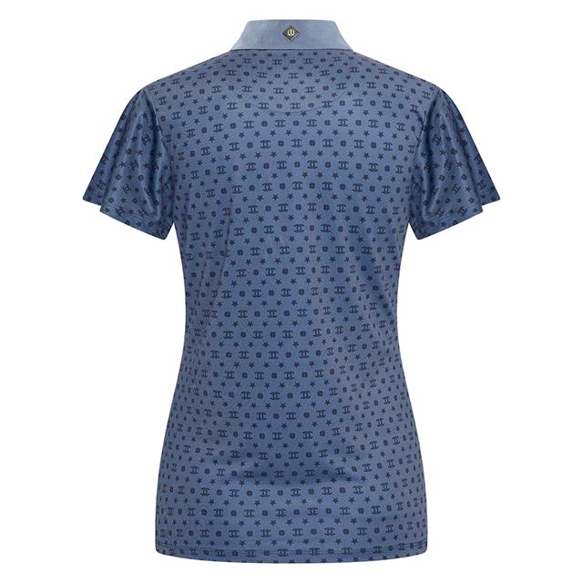 Trainingsshirt Imperial Riding IRHRoxy All Over Print Middenblauw-donkerblauw