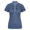 Trainingsshirt Imperial Riding IRHRoxy All Over Print Middenblauw-donkerblauw