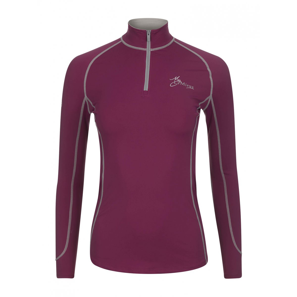 Trainingsshirt Lemieux Base Layer Grijs-roze, XXS in grijs/roze