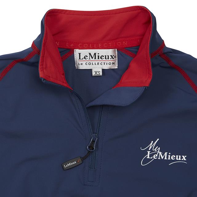 Trainingsshirt LeMieux Climate Layer Donkerblauw
