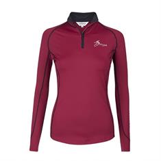 Trainingsshirt LeMieux Climate Layer Donkerrood