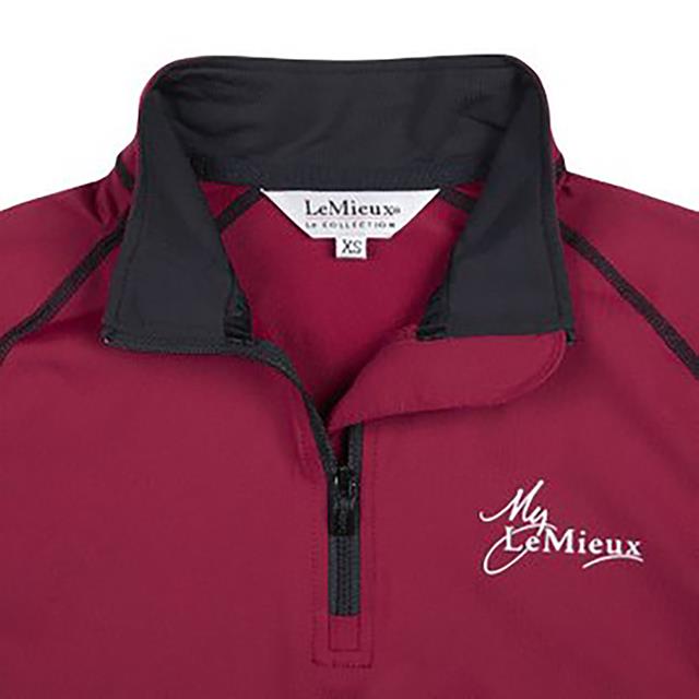 Trainingsshirt LeMieux Climate Layer Donkerrood