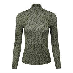 Trainingsshirt LeMieux Fleur Base Layer Middengroen