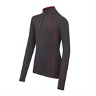 Trainingsshirt LeMieux Young Rider Base Layer Kids Donkergrijs