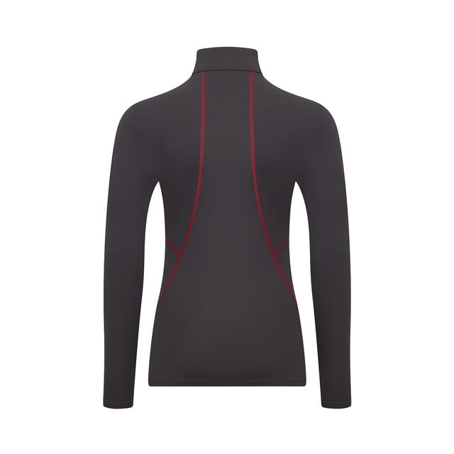 Trainingsshirt LeMieux Young Rider Base Layer Kids Donkergrijs