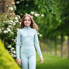 Trainingsshirt LeMieux Young Rider Base Layer Kids Lichtblauw