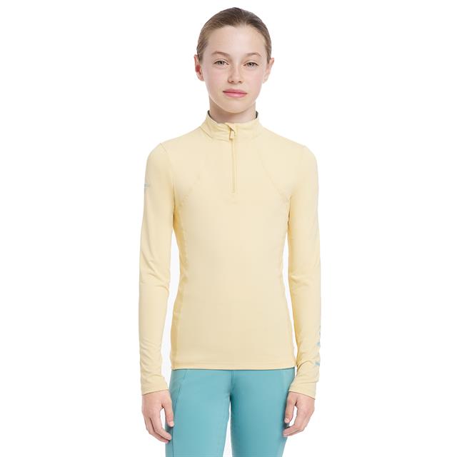 Trainingsshirt LeMieux Young Rider Base Layer Kids Lichtgeel