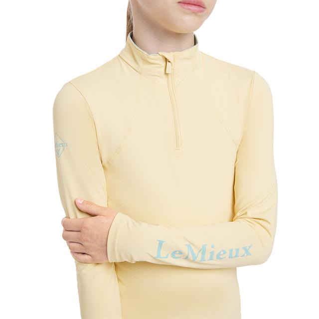 Trainingsshirt LeMieux Young Rider Base Layer Kids Lichtgeel