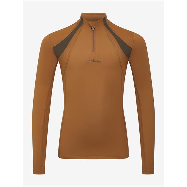 Trainingsshirt LeMieux Young Rider Mia Mesh Kids Lichtbruin