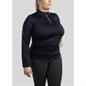 Trainingsshirt Montar Briella Rosegold Crystals Donkerblauw