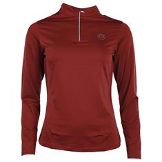 Trainingsshirt Montar Everly Clear Crystals Rood