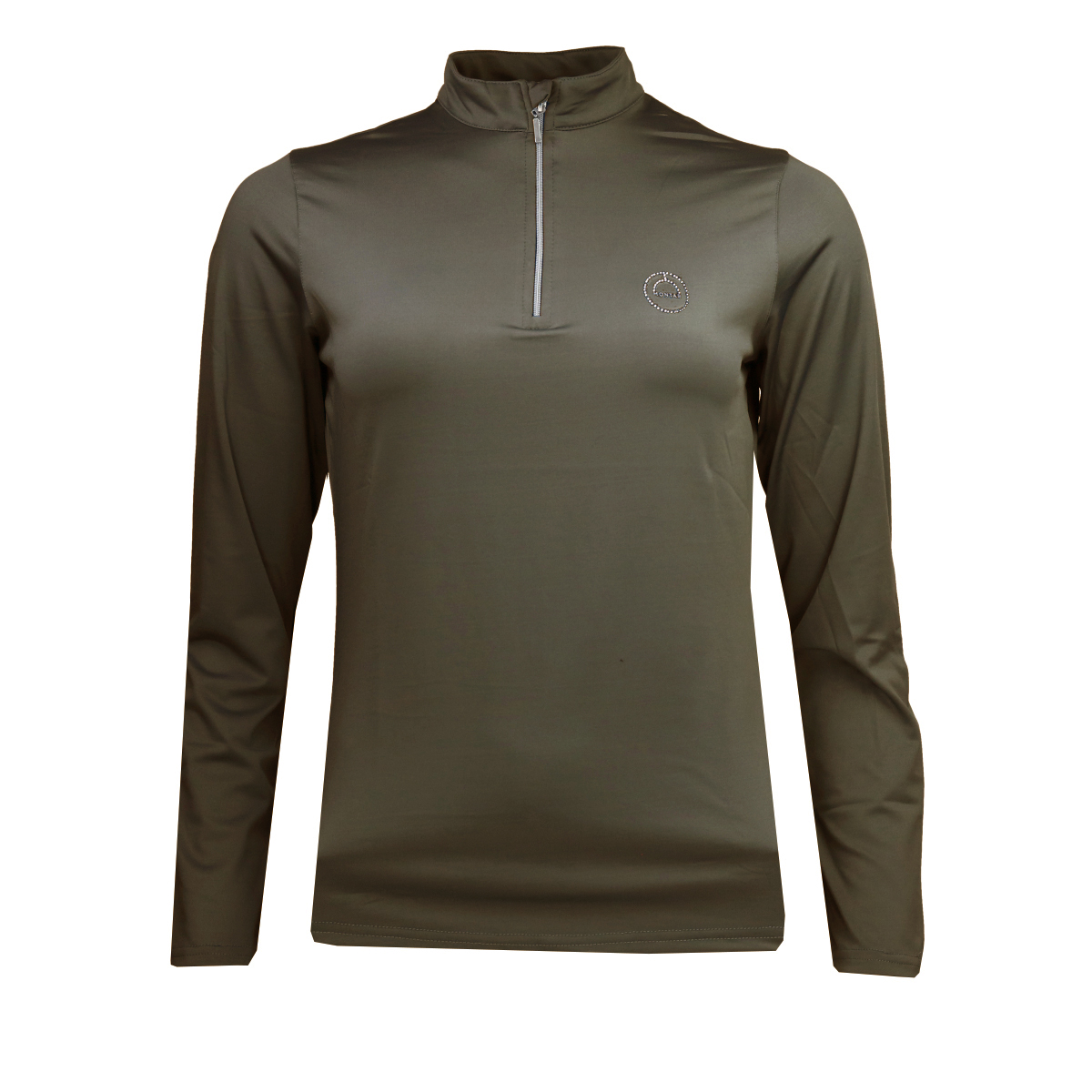 Trainingsshirt Montar Everly Crystal Bruin, L in bruin