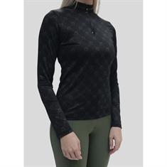 Trainingsshirt Montar MOAvina All Over Printed Zwart
