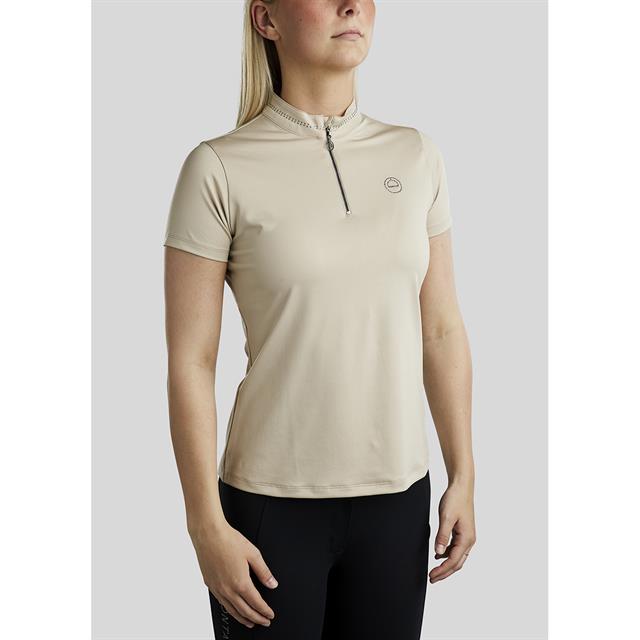 Trainingsshirt Montar MOBlair Gun Metal Beige
