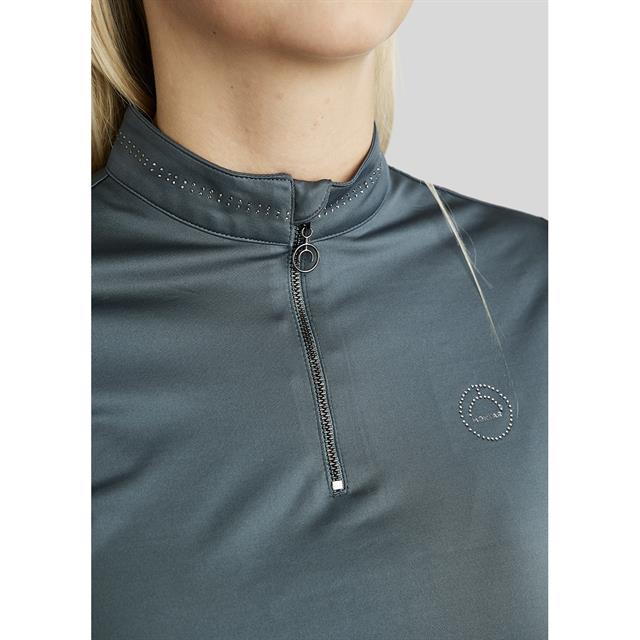 Trainingsshirt Montar MOBlair Gun Metal Middenblauw