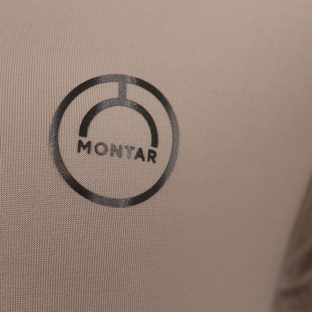 Trainingsshirt Montar MObriella Gun Metal Kids Beige