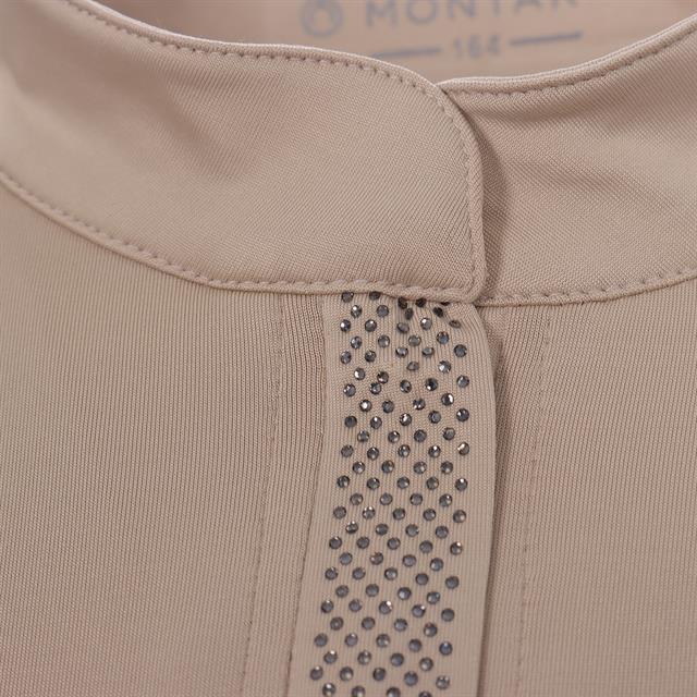 Trainingsshirt Montar MObriella Gun Metal Kids Beige