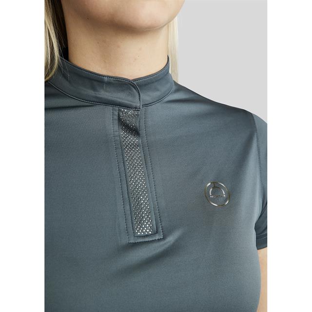 Trainingsshirt Montar MObriella Gun Metal Middenblauw