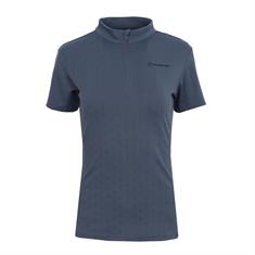 Trainingsshirt Montar MOCilia Refined Jacquard Middenblauw