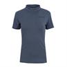 Trainingsshirt Montar MOCilia Refined Jacquard Middenblauw
