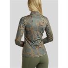Trainingsshirt Montar MOHailey Bridle Print Groen