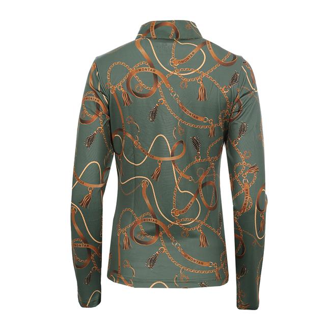 Trainingsshirt Montar MOHailey Bridle Print Groen