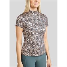 Trainingsshirt Montar MOLeonora Leo Printed Middenblauw
