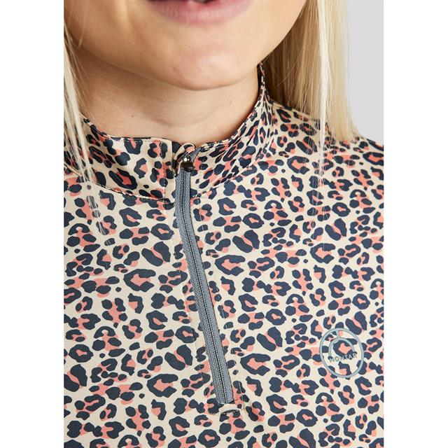 Trainingsshirt Montar MOLeonora Leo Printed Middenblauw