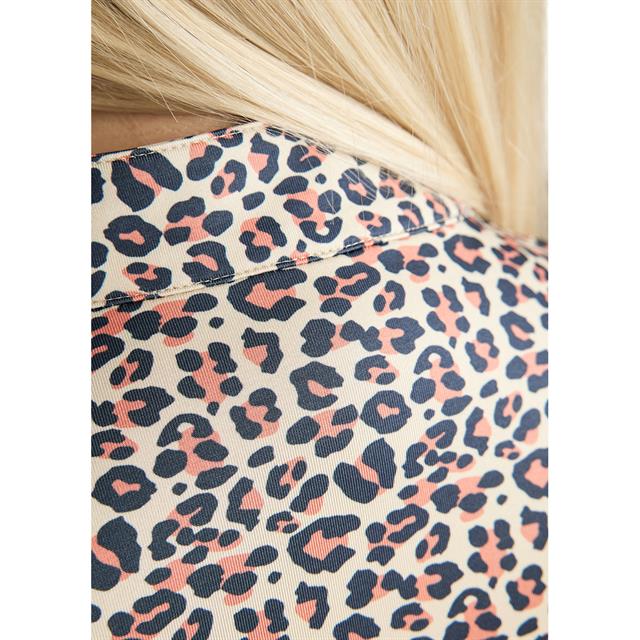 Trainingsshirt Montar MOLeonora Leo Printed Middenblauw