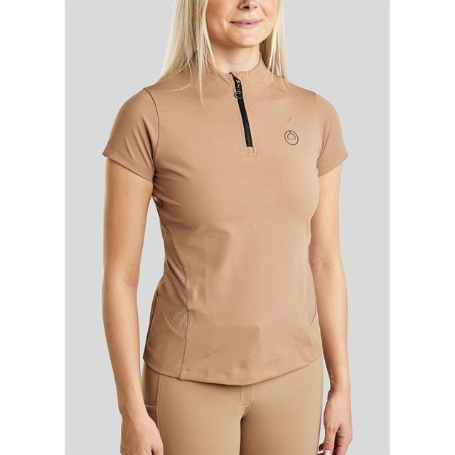 Trainingsshirt Montar MOStar Logo Foil Stripe Lichtbruin