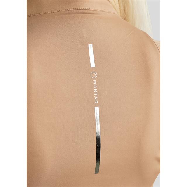 Trainingsshirt Montar MOStar Logo Foil Stripe Lichtbruin