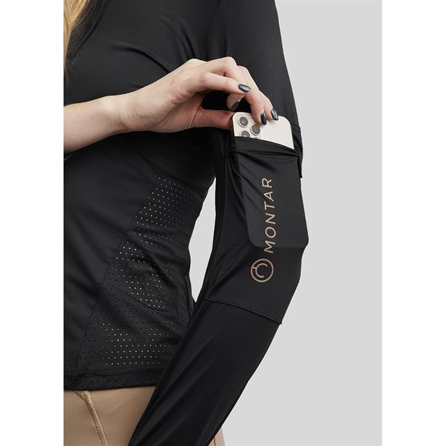 Trainingsshirt Montar MOZendaya Zwart