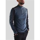 Trainingsshirt Montar Polo Longsleeved Men Blauw