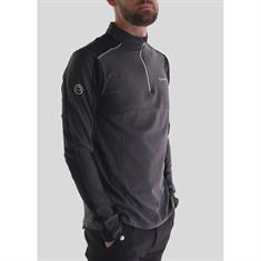 Trainingsshirt Montar Polo Longsleeved Men Donkergrijs