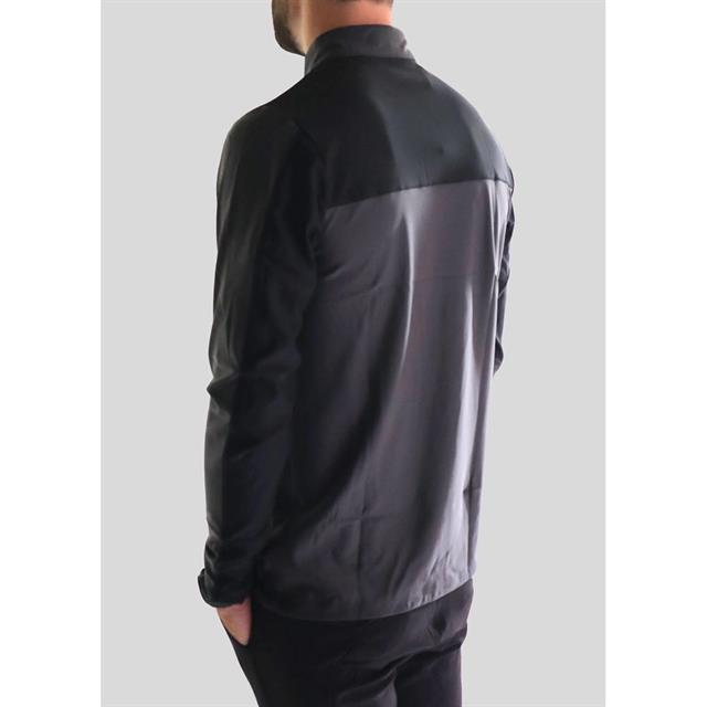 Trainingsshirt Montar Polo Longsleeved Men Donkergrijs