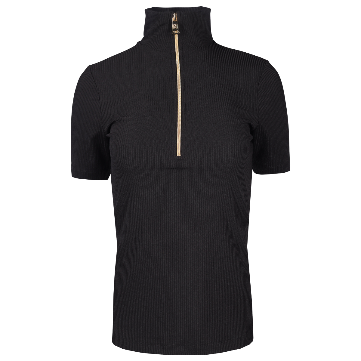 N Brands Trainingsshirt X Epplejeck Rib Top Zwart - 40