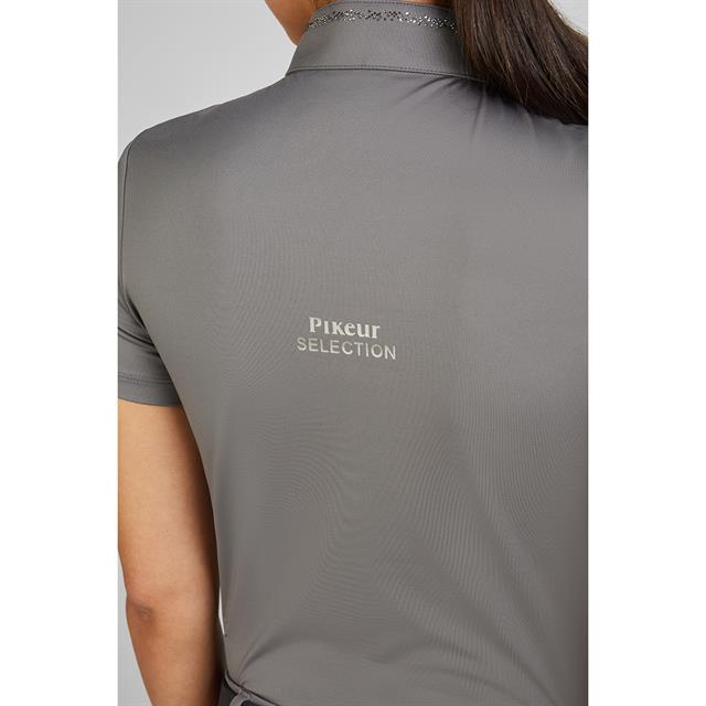 Trainingsshirt Pikeur Selection Button Grijs