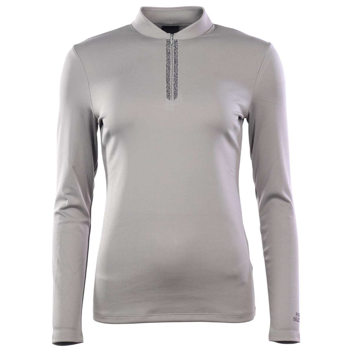 Trainingsshirt Pikeur Selection Zip Middengroen, 36 in middengroen