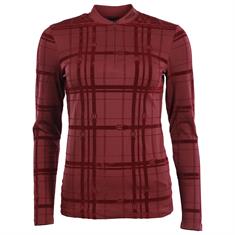 Trainingsshirt Pikeur Selection Zip Print Donkerrood