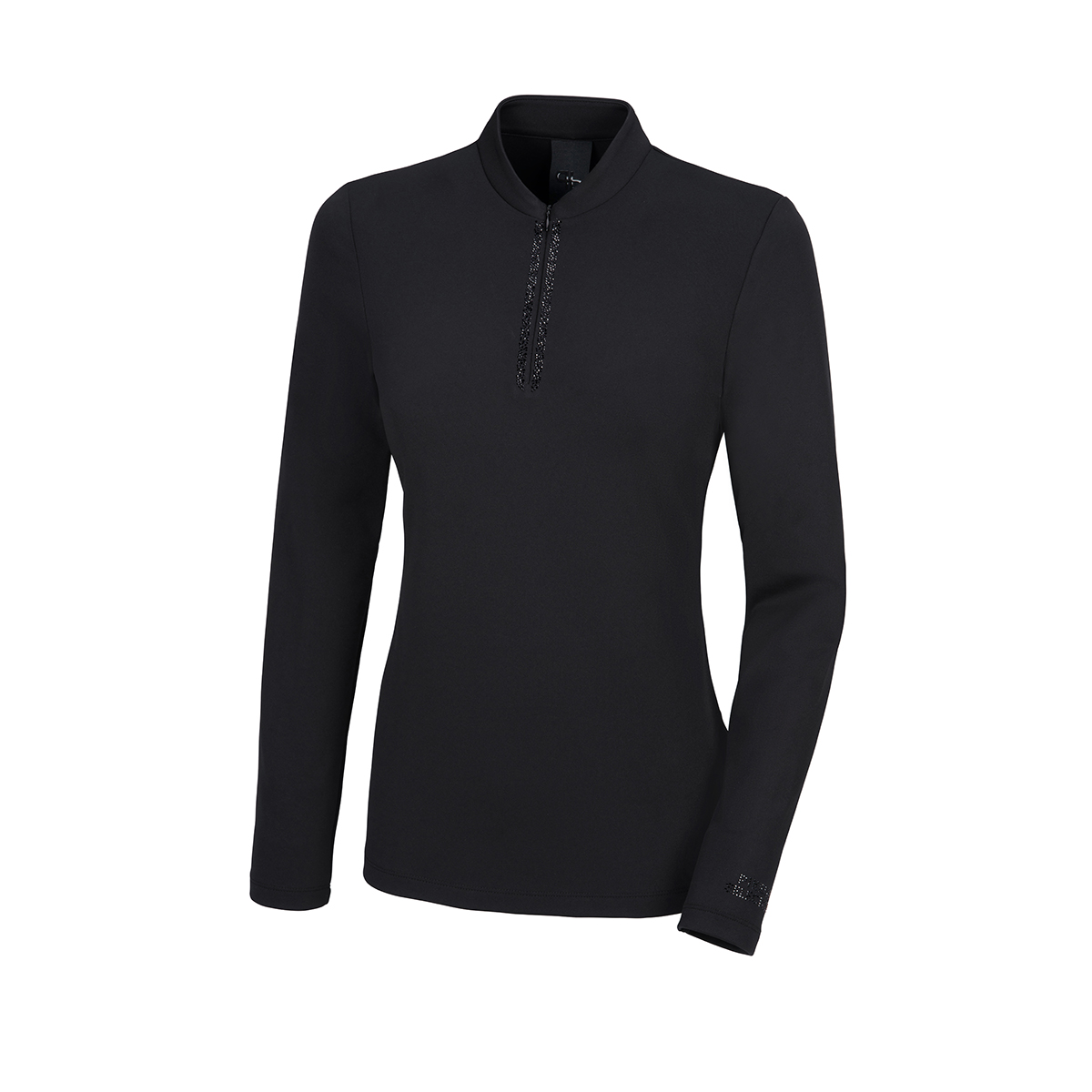 Trainingsshirt Pikeur Selection Zip Zwart, 38 in zwart